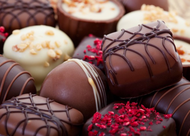 Chocolade verpakken
